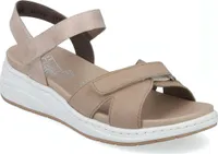 Rieker Damen Klassische Sandalen 64356-62 Farbe: Beige Größe: 40
