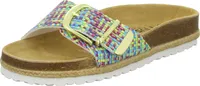 Alyssa Damen-Pantolette mit Tieffußbett Mehrfarbig, Farbe:multicolor, EU Größe:40