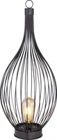 Globo Lighting Solarleuchte Metall schwarz, LED