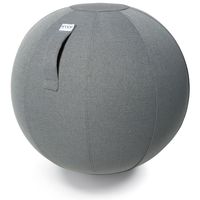 VLUV Sitzball Gymnastikball Bürostuhl SOVA Ash ø60-65 cm mit Pumpe