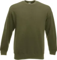 Fruit of the Loom 62-154-0 | Herren Premium Set-In-Sweat - Farbe: Classic Olive - Größe: S