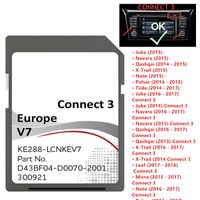 Navigation SD Karte für NISSAN CONNECT LCN3, Navi-Karte Europa Karte 2022/2023 kompatibel mit Juke & Qashqai 2016-2017（ohne Türkei ）