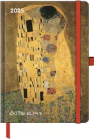 Gustav Klimt 2025 - Buchkalender - Taschenkalender - Kunstkalender - 16x22