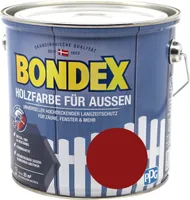 Bondex Holzfarbe für Aussen schwedenrot 7,5L Deckfarbe Wetterschutzfarbe