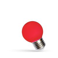 Spectrum LED Leuchtmittel Tropfen Kugel 1W E27 Rot 270°