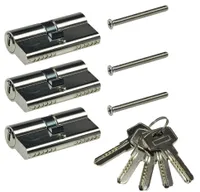 Schließzylinder-Set 3x 60mm (30+30mm) 5 Schlüssel, Not- & Gefahrenfunktion