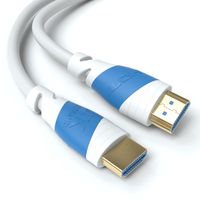 10m HDMI Kabel 2.0 Weiß 4K U-HD High Speed 3D Ethernet | Für TV PS4 Xbox Beamer