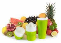Shakin Juicer Saftpresse & Entsafter - für diverses Obst & Gemüse - robuster BPA-freier Kunststoff - spülmaschinenfest -  Germany