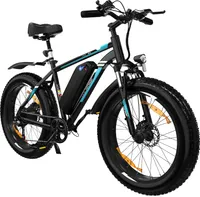 HITWAY E-Bike Off-Road Elektrofahrrad damen  herren MTB 26 Zoll x 4,0 fette Reifen 48V 15 Ah 720Wh,7 Gang, Heckmotor, Kettenschaltung, LCD Display