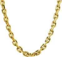 Ankerkette diamantiert Länge 38 cm - Breite 1,8 mm - 333-8 Karat Gold