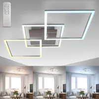 Trio LED Deckenleuchte IRVINE nickel matt | Deckenlampen