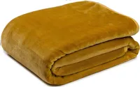 Gözze - Premium Cashmere-Feeling Wohn- und Kuscheldecke, 500 g/m², 130 x 170 cm - Altrosa