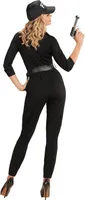 FBI AGENTIN (Overall, Gürtel, Kappe) Gr. L
