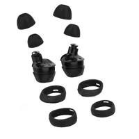 kwmobile 4x Ersatzpolster kompatibel mit Samsung Galaxy Buds / Buds Plus - Silikon Ersatz Ohrpolster In-Ear Kopfhörer - Headphones Polster