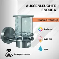 Ledvance LED Außenleuchte Endura Classic Post Up Sensor stahl