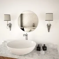 Nástenné zrkadlo 40 cm Okrúhle sklo