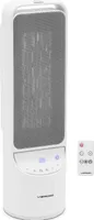 Uniprodo Elektrický ventilátorový ohřívač - 1200/2000 W - otočný - bílý