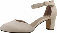 Tamaris Pumps, Absatz bis 65 mm in beige, Gr. 36