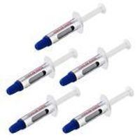 StarTech.com Wärmeleitpaste 5 pack - hohe Leistungsfähigkeit cpu/grafikkarte kühlpaste/silberpaste - Packung mit 5 Spritzen (1,5g /Stück) - Metalloxid-thermische PC Wärmeleitpaste - Wärmeleitpaste - 3,07 W/m·K - Karbon - Metall Oxid - Silik