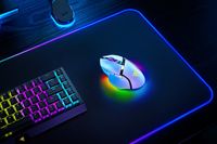 Razer Basilisk V3 pro - Maus - USB, Bluetooth, 2.4 GHz - weiß