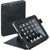 M-CAB 7300062 Tasche (Flip) Apple iPad Tablet - Schwarz - Synthetikleder Body - Kratzfest, Schmutzabweisend