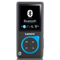 Lenco XEMIO-768 Blue - MP3/MP4-Player mit Bluetooth - 8 GB Mikro-SD-Speicherkarte - 1,8" Farbdisplay - Blau