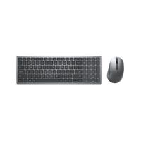 Dell Multi-Device Wireless Keyboard and Mouse Combo KM7120W - Tastatur-und-Maus-Set - QWERTY - US International - Titan Gray