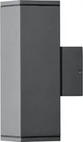Konstsmide Monza Up & Down Anthrazitfarben lackiertes Aluminium, klares Glas, Reflektor 7907-370
