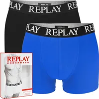 Replay 2-pack - Pánské bavlněné boxerky, kalhoty pro muže