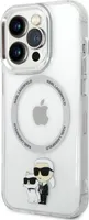 Karl Lagerfeld IML NFT Karl & Choupette Magsafe - iPhone 14 Pro Case (Transparent)