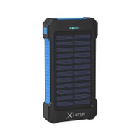 Xlayer Powerbank PLUS Solar Black/Blue 8000mAh