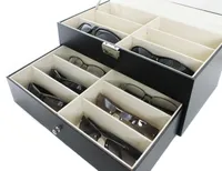 Brillenbox Brillenkoffer zur Aufbewahrung von 8 oder 12 Brillen