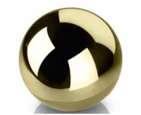 Dekorative Keramikkugel 6 cm gold