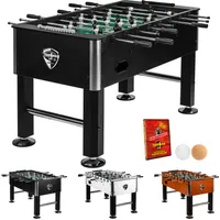TUNIRO Profi Tischkicker Tischfussball Kicker Kickertisch BASIC Schwarz