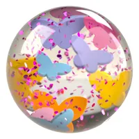 Kullerbü - Effektkugel Glitzer-Schmetterling