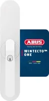 ABUS Fensterantrieb WINTECTO One – Smarter Fenstergriff mit Alarmfunktion – einfache Montage ohne Bohren –  Weiß, gleichschließend (AL0089)