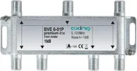 AXING Verteiler F-Conn 6f 5-1218MHz 6,5dB BVE6-01P