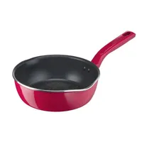 Tefal Chefclub G8061704 Bratpfanne, 22 cm max. Durchmesser, Aluminium, Induktionsherd-geeignet, Antihaftbeschichtung