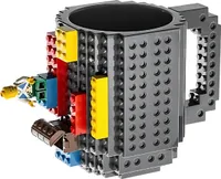 Szary Kubek LEGO 350 ml Must-Have dla każdego miłośnika klocków