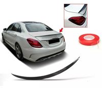 Zadný spojler Spoiler pre Mercedes Benz C-Class W205 Lip Black Gloss