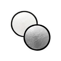 Lastolite Circular Reflector, 50 cm, 50 cm, Silber, Weiß