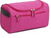 Kulturbeutel zum aufhängen in Rosa, Kosmetiktasche, Kulturtasche, Waschtasche groß in 5 Farben