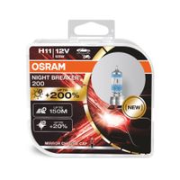 OSRAM H11 12V 55W PGJ19-2 NIGHT BREAKER®200 +200% 2 St.