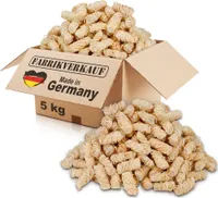FABRIKVERKAUF Öko-Anzündwolle (5 kg) ca. 400 Stück, auch als (3kg+10kg), ökologische Grillanzünder, Kaminanzünder, Ofenanzünder, Holzwolle, Anzünder (5kg)