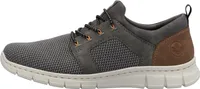 Rieker Herren Sneaker Stoff Schlupfschuh Gummizug B7796, Größe:43 EU, Farbe:Grau