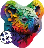 Milliwood Holzpuzzles - Alternative Geometry - Blühender Koala - 500 Teile