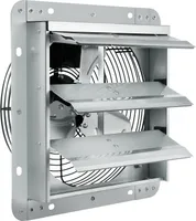 Odsávací ventilátor VEVOR, 254 mm, 1400 otáček za minutu, 753 CFM, nástěnný hliníkový ventilátor k montáži na stěnu se střídavým motorem, větrání a chlazení pro skleníky, garáže, kůlny, obchody
