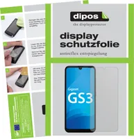 1x Schutzfolie für Gigaset GS3 matt Displayschutzfolie Folie Display Schutz dipos