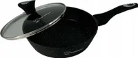 Granitová pánev, nepřilnavý povrch 18 cm, s víkem, pro indukci, plyn