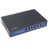Schalter PoE 6-Port 60W Switch 10/100M für Kameras IP IEEE 802.3af/at